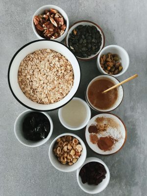 składniki domowej granoli